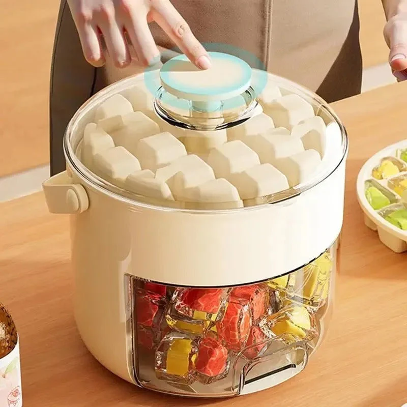 Rotating Ice Tray With Lid And Bin - Image 2