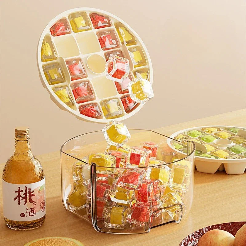 Rotating Ice Tray With Lid And Bin - Image 3