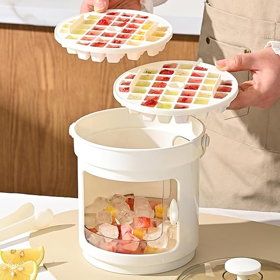 Rotating Ice Tray With Lid And Bin - Image 5