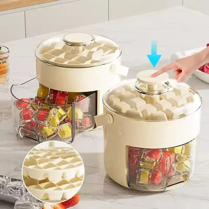 Rotating Ice Tray With Lid And Bin - Image 6