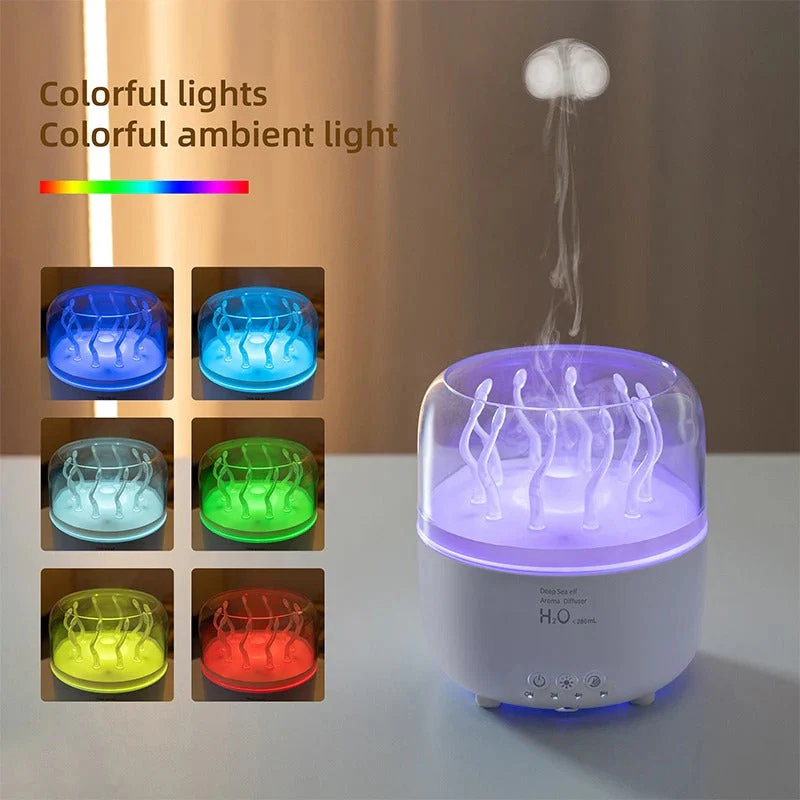 Rotating Jellyfish Aroma Diffuser Humidifier - Image 2