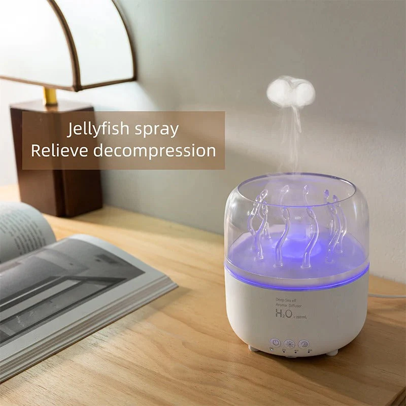 Rotating Jellyfish Aroma Diffuser Humidifier - Image 4