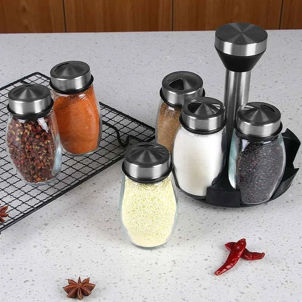 Rotating Spice Jar Set - Image 4