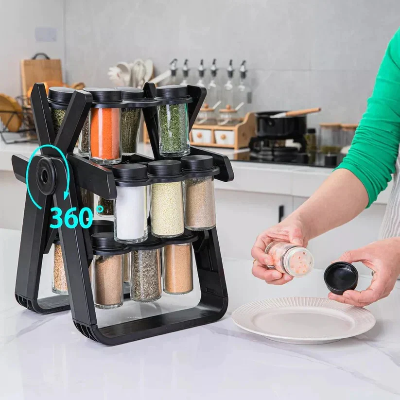 Rotating Spice Organizer (18 Pcs Jar) - Image 2