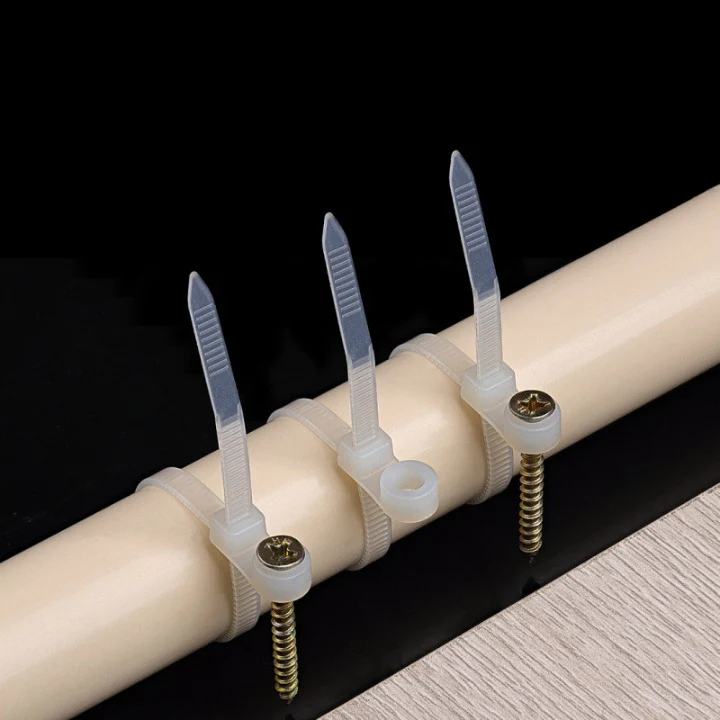 Screw Hole Mount Nylon Cable Tie (Pack Of 50) - Image 5