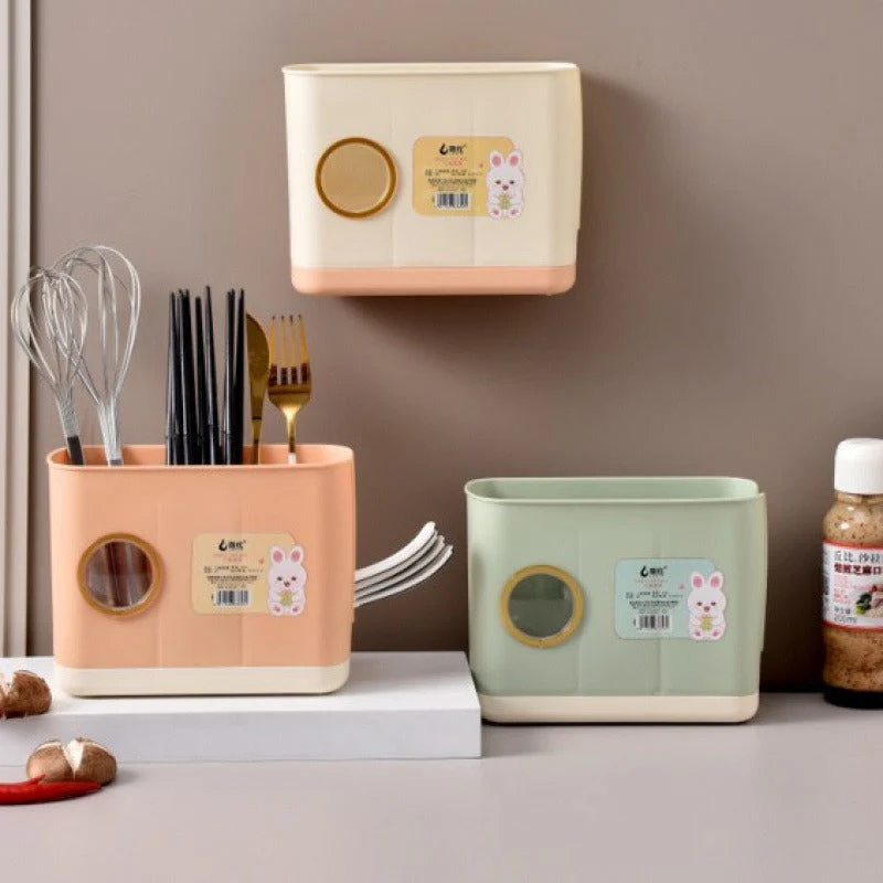Self-Adhesive Wall Mounted Multi Storage Container