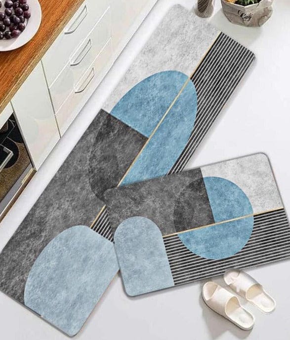 Set Of 2 Kitchen Floor Mat (Random Designs) - Image 5
