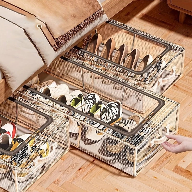 Shoe Storage Box With Steel Frame-Large - Image 3