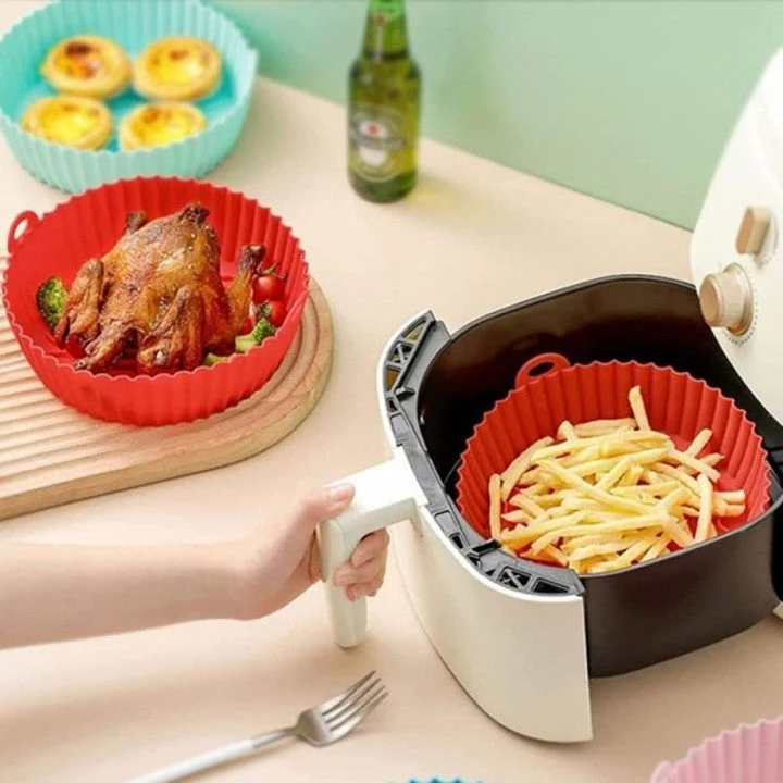 Silicone Air Fryer Baking Tray - Image 2