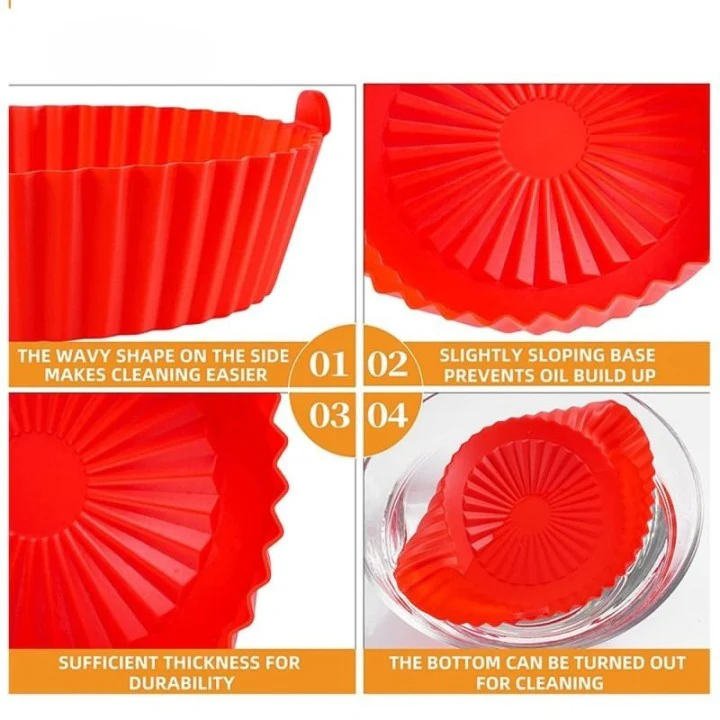 Silicone Air Fryer Baking Tray - Image 5