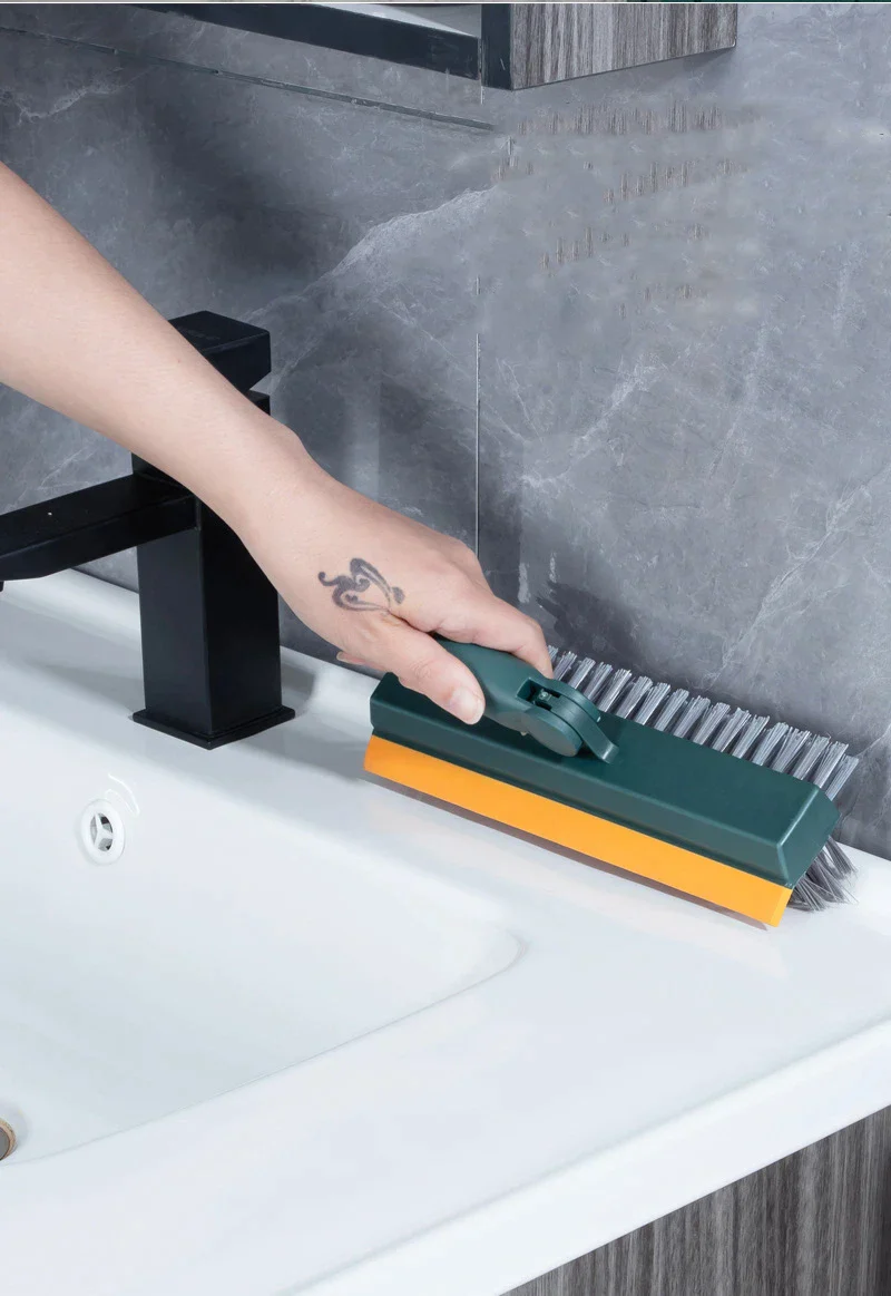 3 In 1 Silicone Cleaning Brush, Dusting & Wiping Mop - Image 3