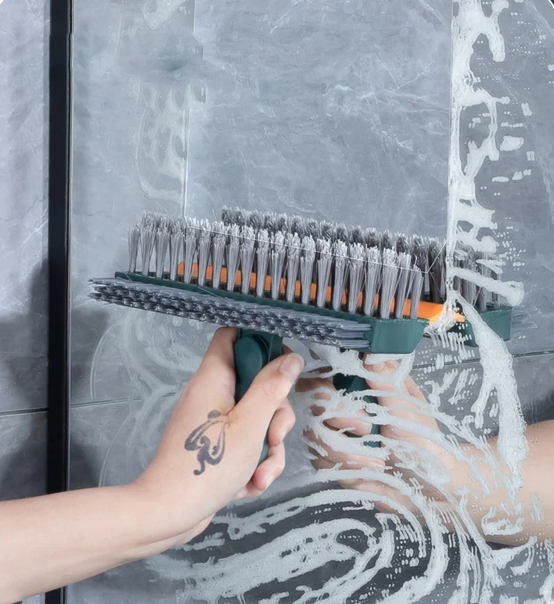3 In 1 Silicone Cleaning Brush, Dusting & Wiping Mop - Image 5