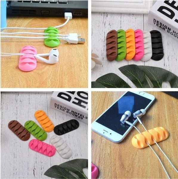 Silicone Desktop Cable Organizer - Image 2