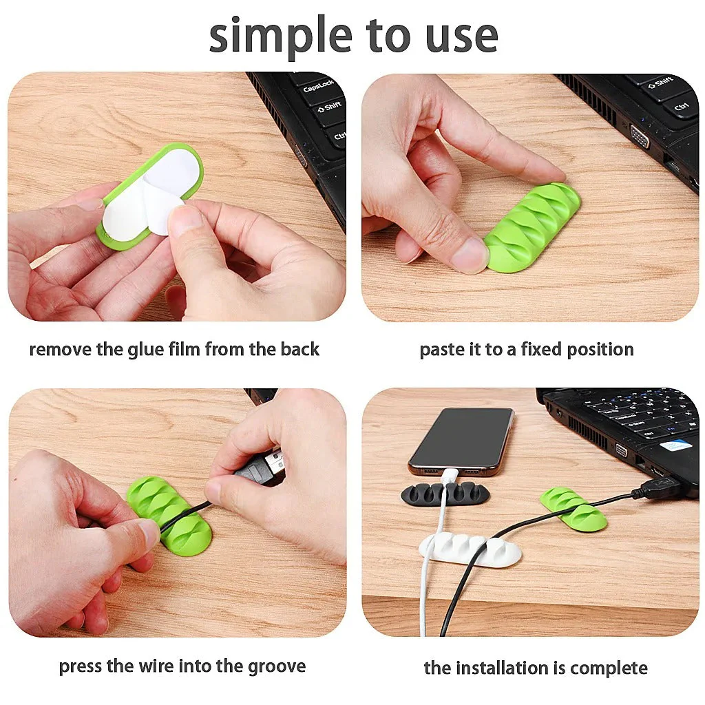 Silicone Desktop Cable Organizer - Image 5