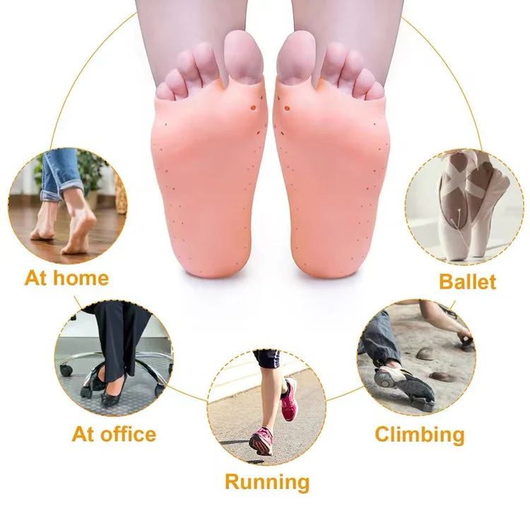 Silicone Heel Moisturizing Full Socks - Image 3