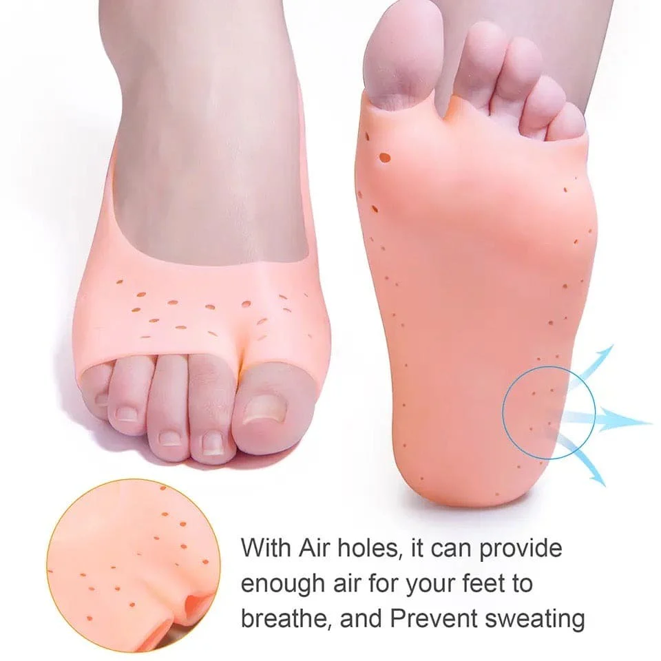 Silicone Heel Moisturizing Full Socks - Image 4