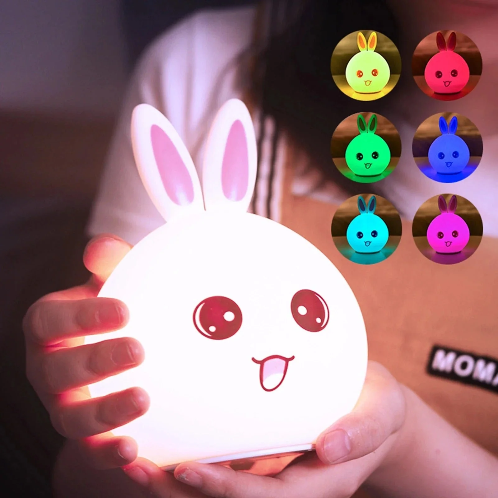 Silicone Rabbit LED Night Light - Image 2