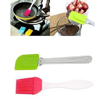 Silicone Spatula And Pastry Brush Set (Multicolour) - Image 3