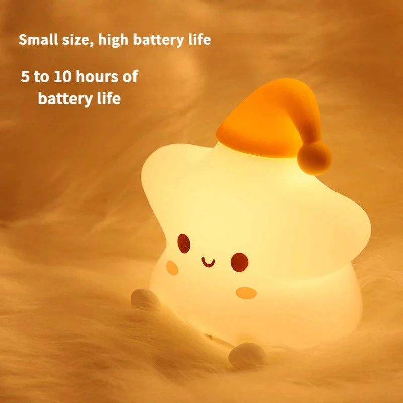 Silicone Star Touch Sensor Table Lamp - Image 4