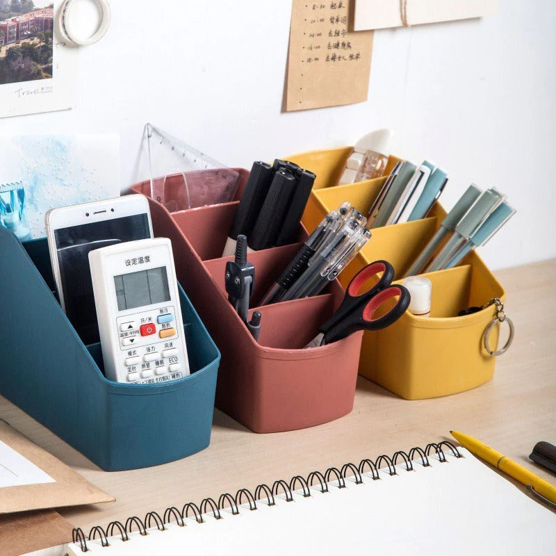 Four-Compartment Multi-Purpose Desk Organizer - Image 3