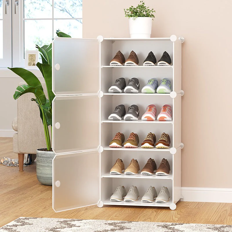 Space-Saving Attachable Cabinet Shoe Rack
