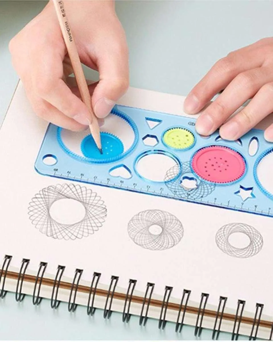 Spirograph Geometric Creative Design Ruler. - Image 3