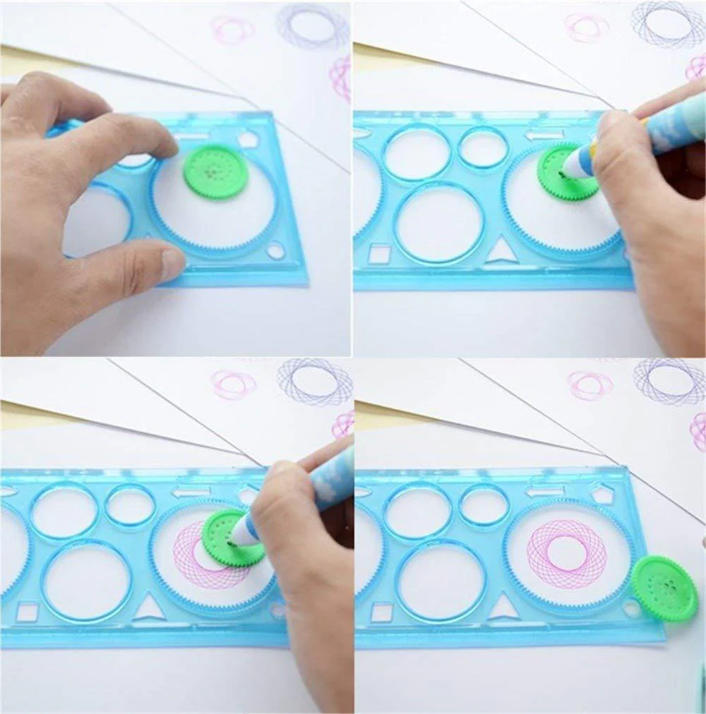 Spirograph Geometric Creative Design Ruler. - Image 4