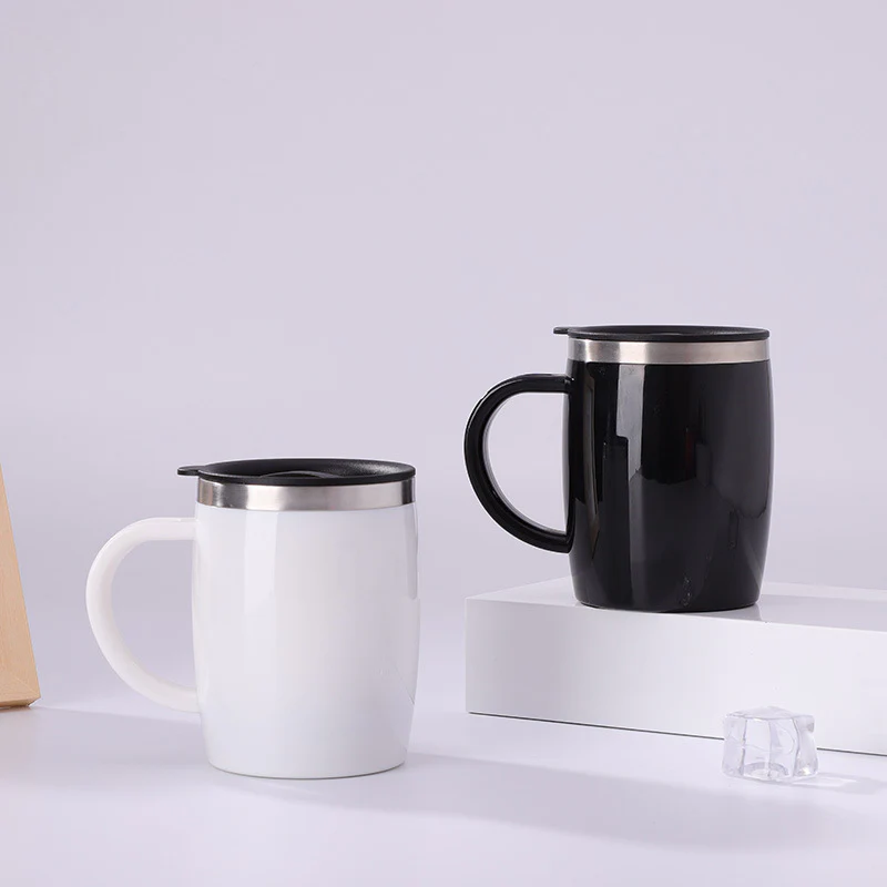 Stainless Steel Coffe Mug 400ML - Image 2