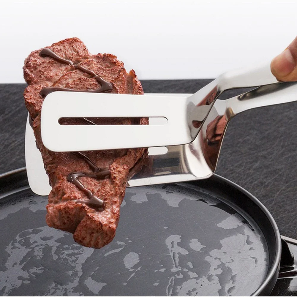 Stainless Steel Double Sided Frying Fish Tong - Image 3