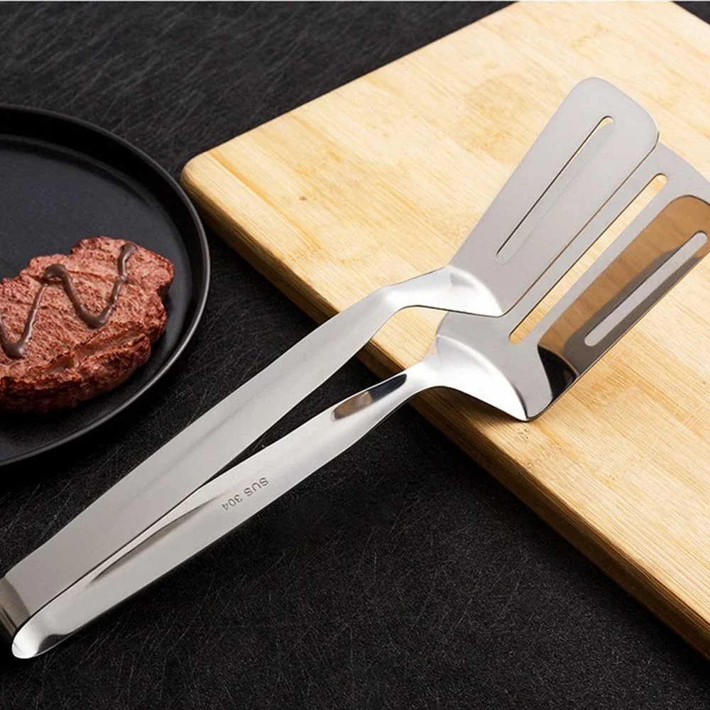 Stainless Steel Double Sided Frying Fish Tong - Image 4