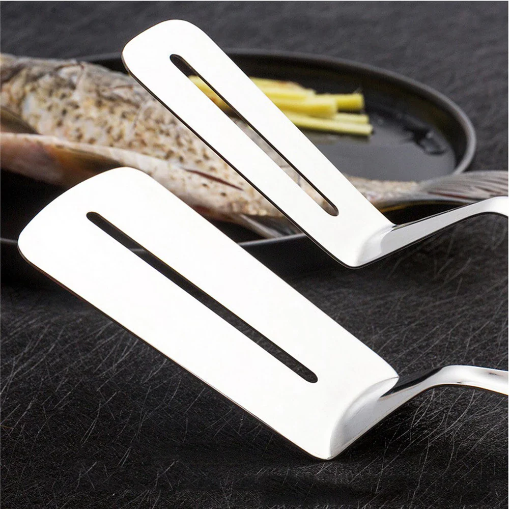 Stainless Steel Double Sided Frying Fish Tong - Image 6