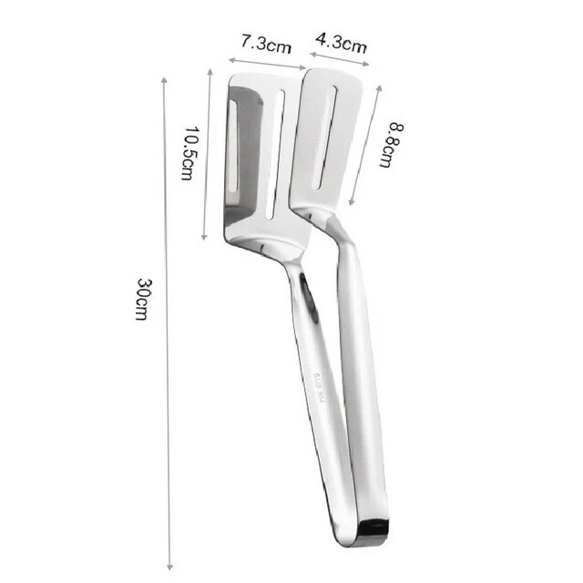Stainless Steel Double Sided Frying Fish Tong - Image 7