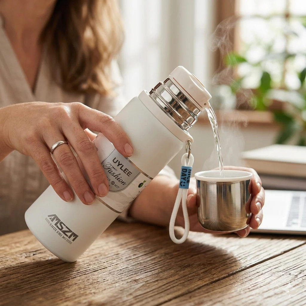 Stainless Steel Insulated Water Bottle 500ml - Image 2