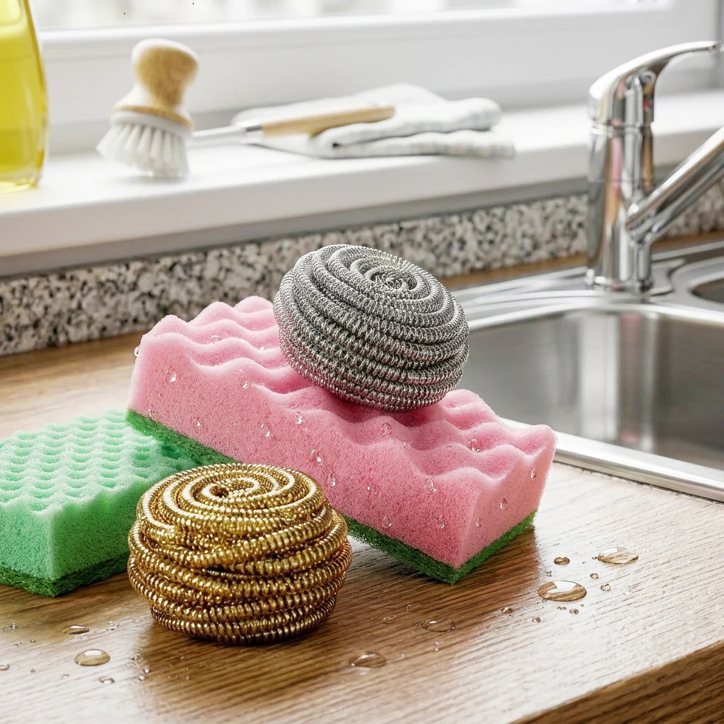 4PCs Sponge Kitchen Cleaning Set - Image 2