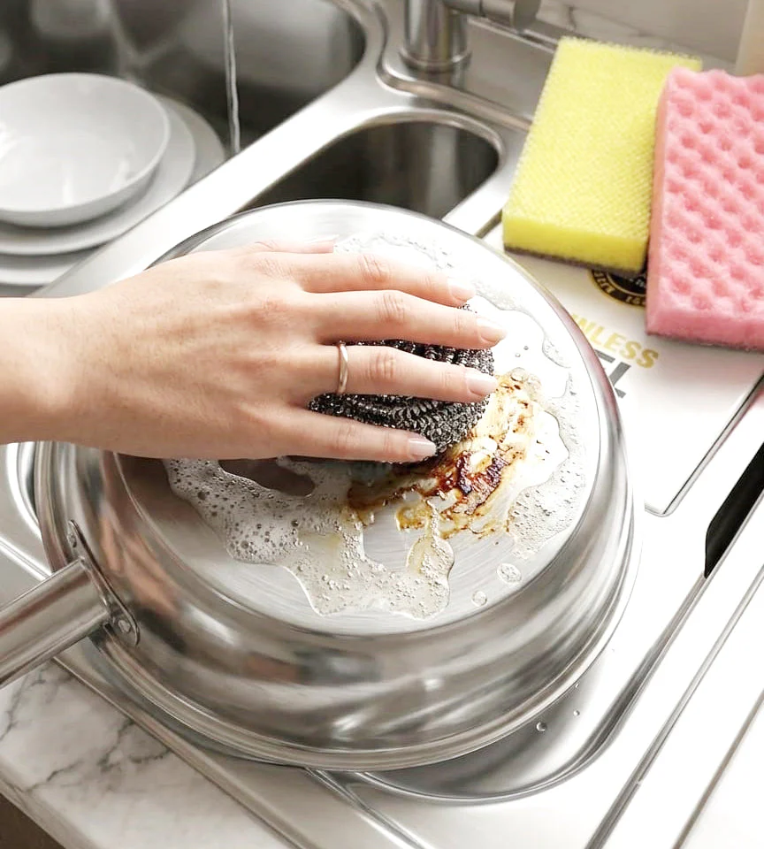 4PCs Sponge Kitchen Cleaning Set - Image 3