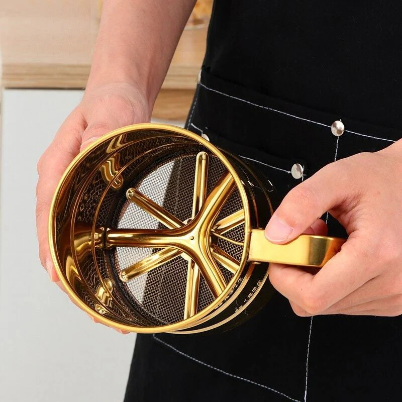 Stainless Steel Handheld Sieve Cup Flour Sifter. - Image 3