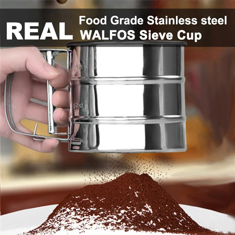 Stainless Steel Handheld Sieve Cup Flour Sifter. - Image 5