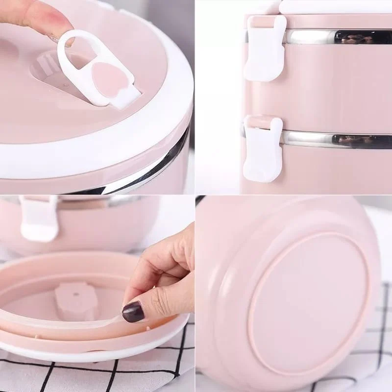 Stainless Steel Thermal Insulation Lunch Box - Image 6