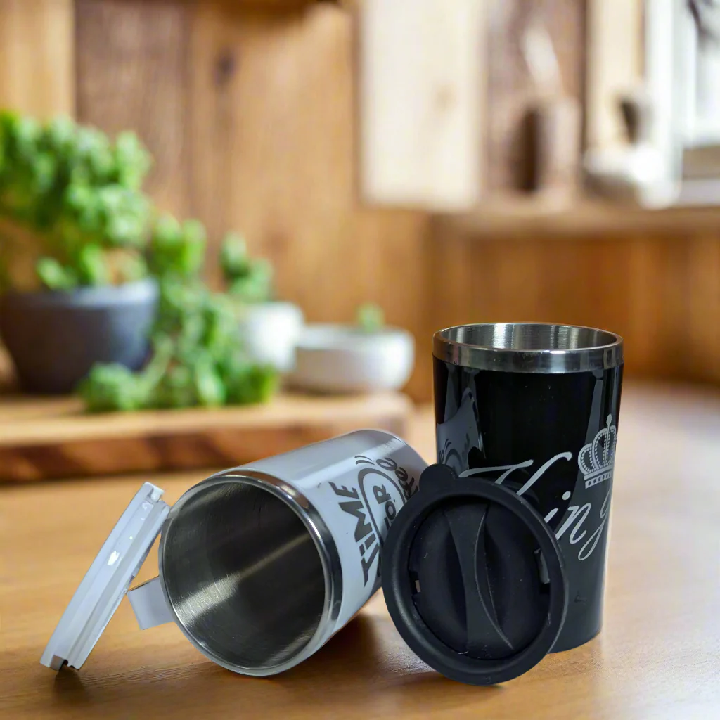 Stainless Steel Travel Mug (450ML) - Image 2