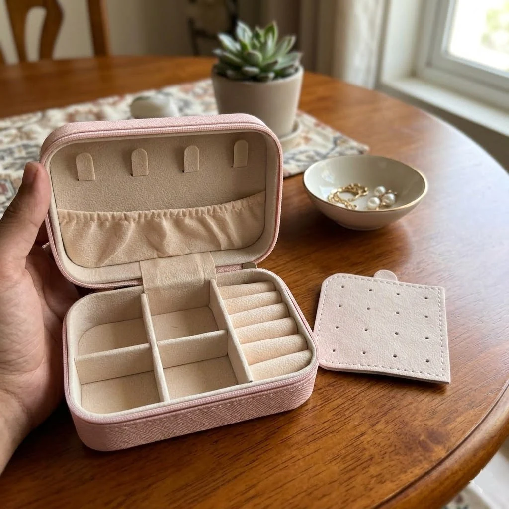 Stylish Portable Jewelry Organizer Box - Image 2