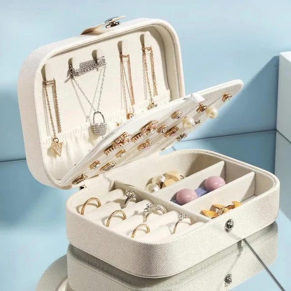 Stylish Portable Jewelry Organizer Box - Image 2