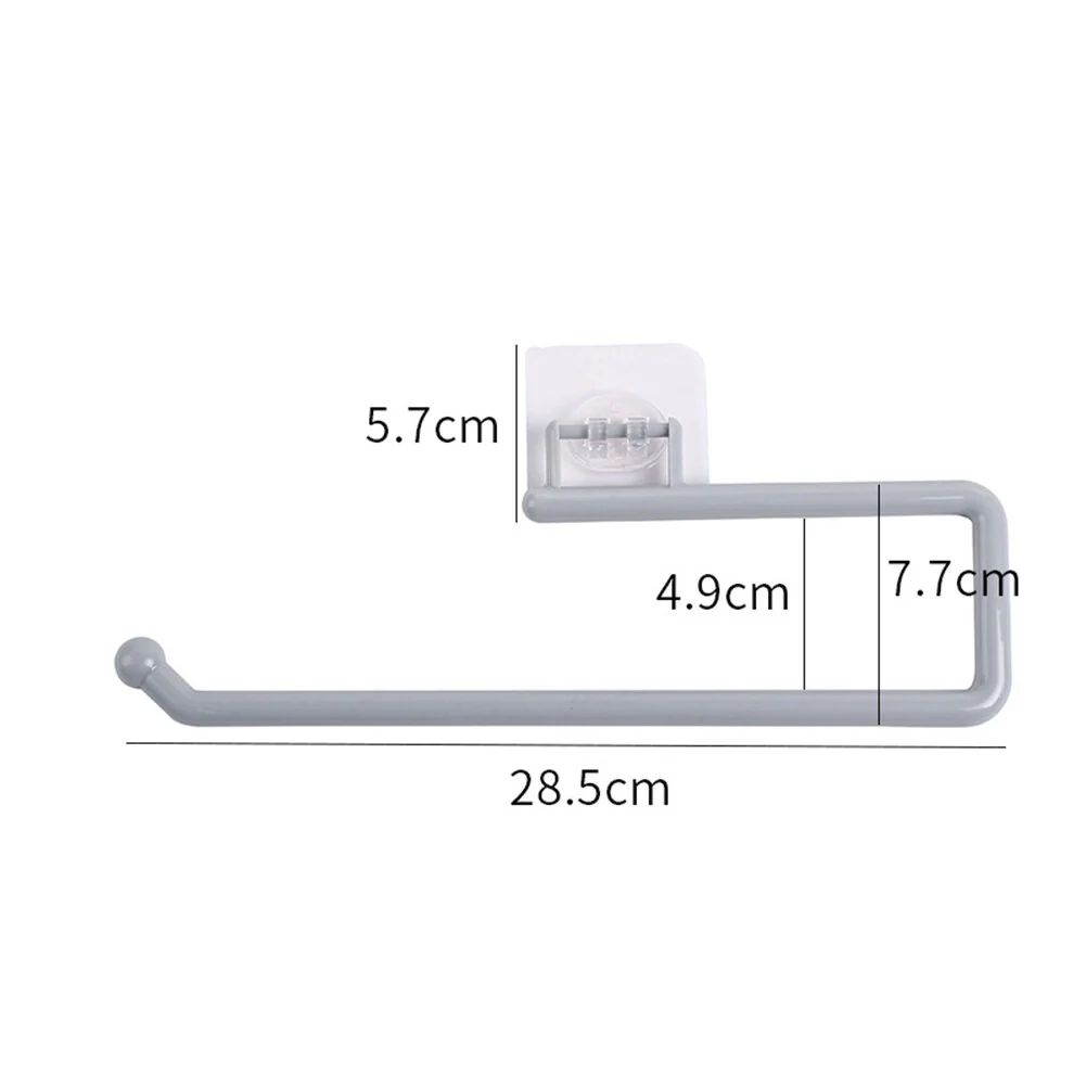 Wall-Mounted Plastic Tissue & Paper Roll Holder Organizer - Image 6