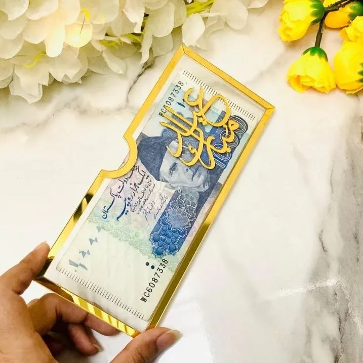 Transparent Acrylic Eidi Envelope (Random Design) - Image 2