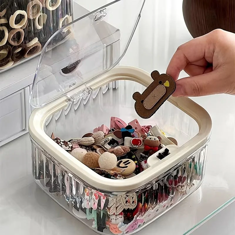 Transparent Mini Desktop Storage Box - Image 2