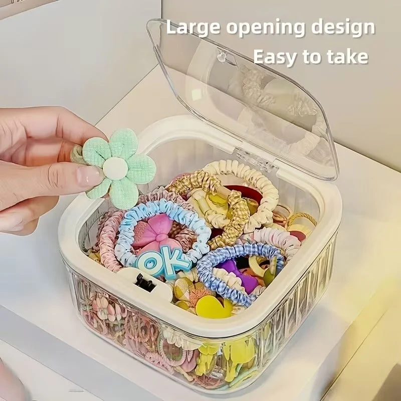Transparent Mini Desktop Storage Box - Image 4