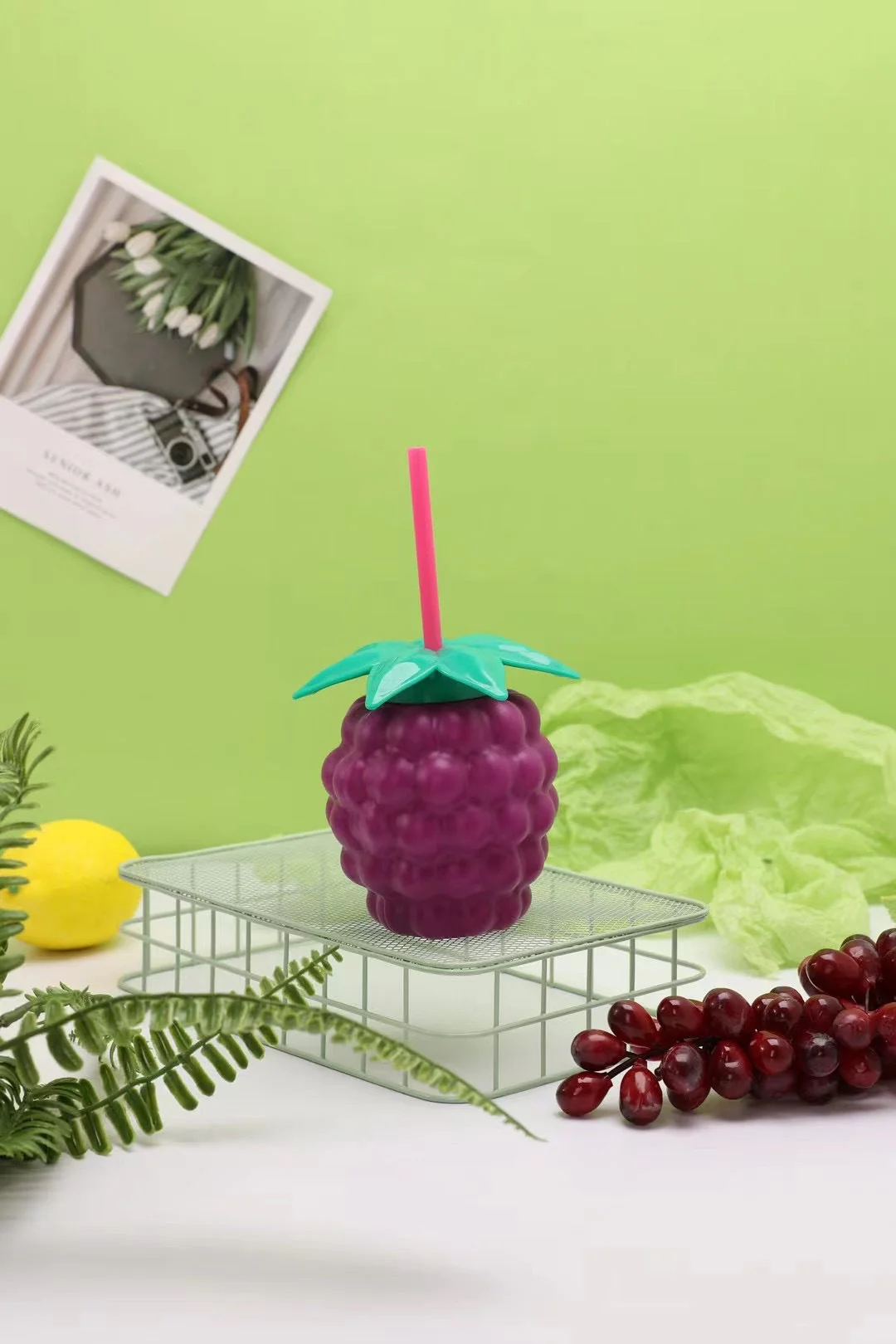 Tropical Fruit Sipper Cup – Sip in Style - Image 4
