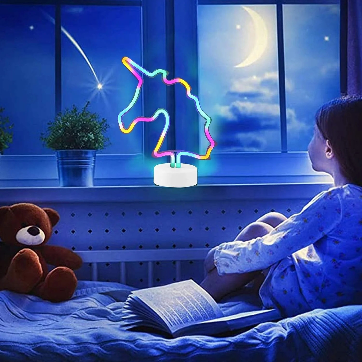 Unicorn Neon LED Night Light - Image 3