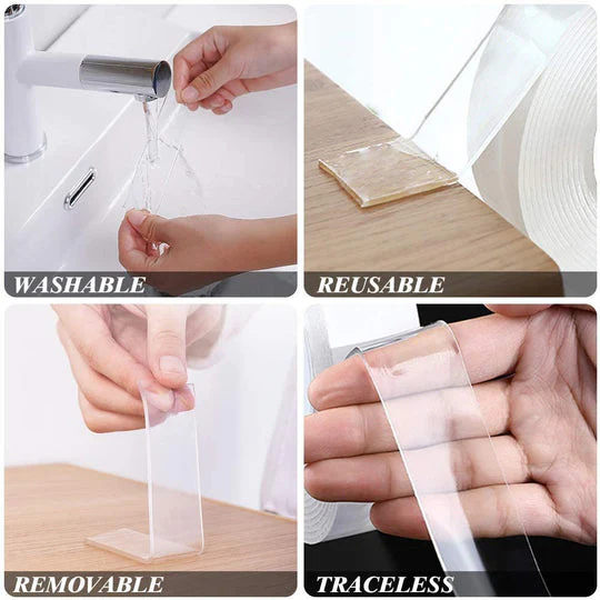 Unique Style Super Strong Double Sided Nano Tape - 3 Meter - Image 4