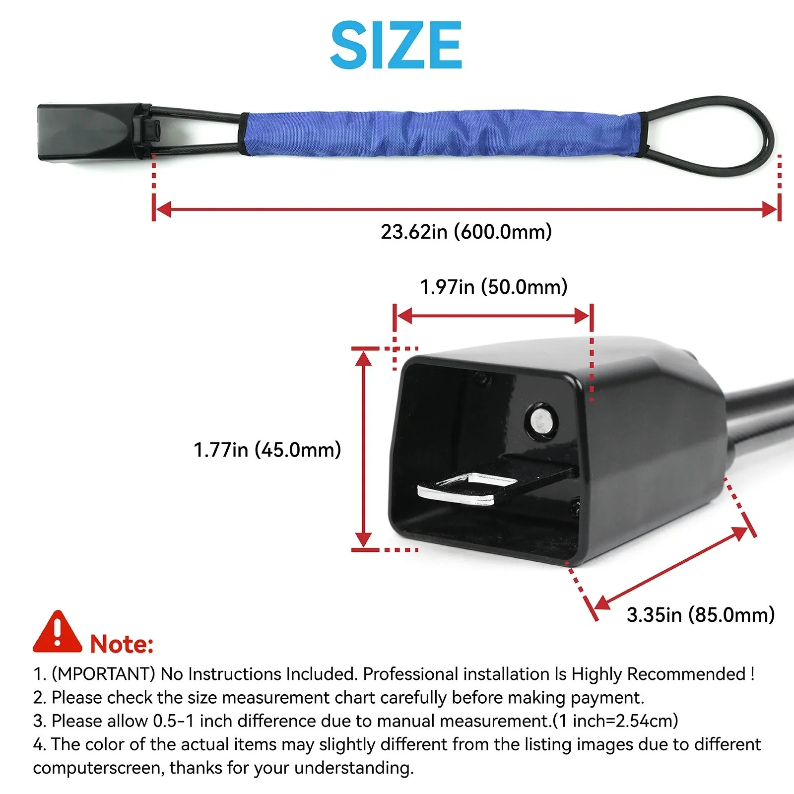 Universal Antitheft Steering Wheel Lock - Image 6
