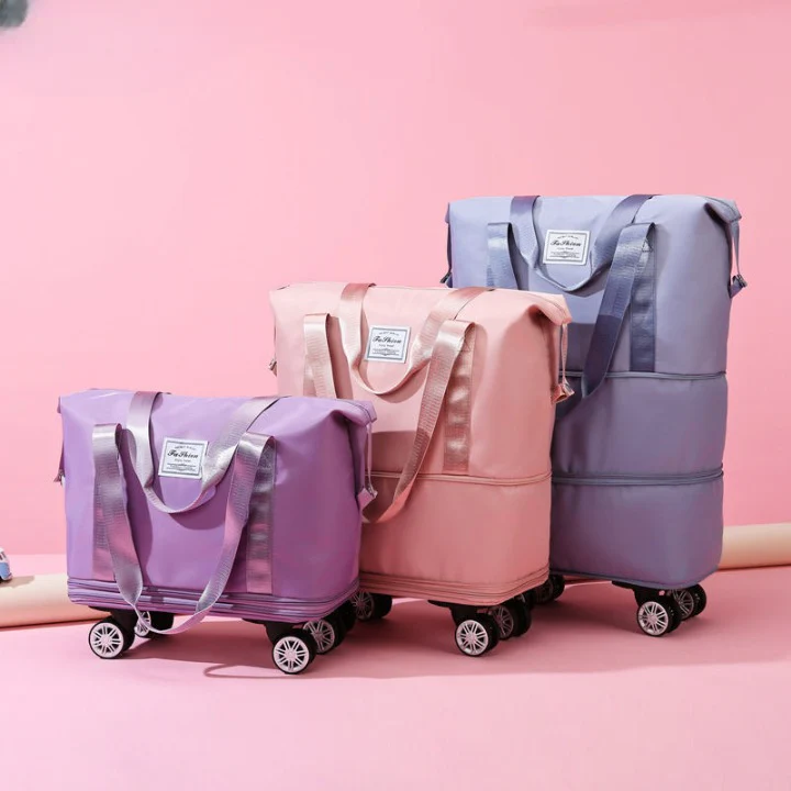 Large Capacity 3 Steps Extendable Wheeler Bag